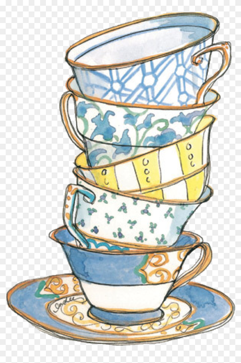 Teacups Sticker - Tea Cup Image Transparent, HD Png Download ...