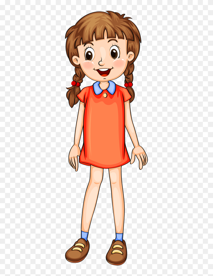 Tall Girl Clip Art