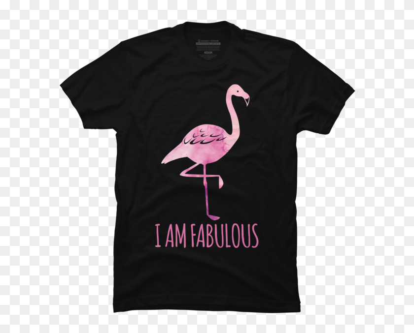 I Am A Fabulous Pink Watercolour Flamingo - Don T Stop Me Now Shirt, HD ...