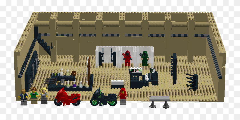 Arrow Cave From Tv's Arrow - Lego Arrow Bunker, HD Png Download ...