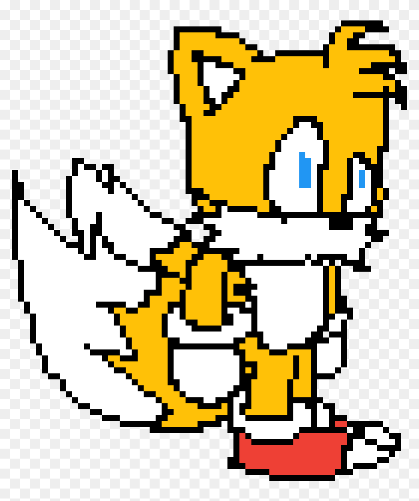 Tails Idle Sprite - Illustration, HD Png Download - 1200x1200 (#3391597 ...