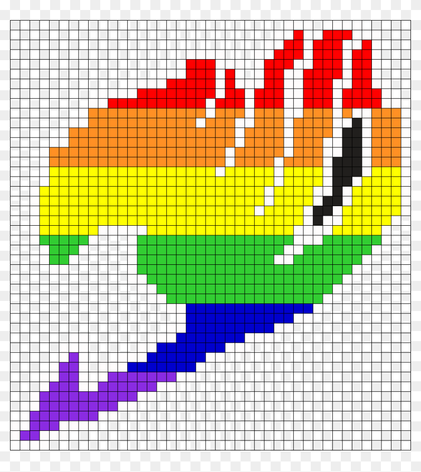 Logo De Fairy Tail Perler Bead Art Pixel Art Pattern Diy Perler | The ...