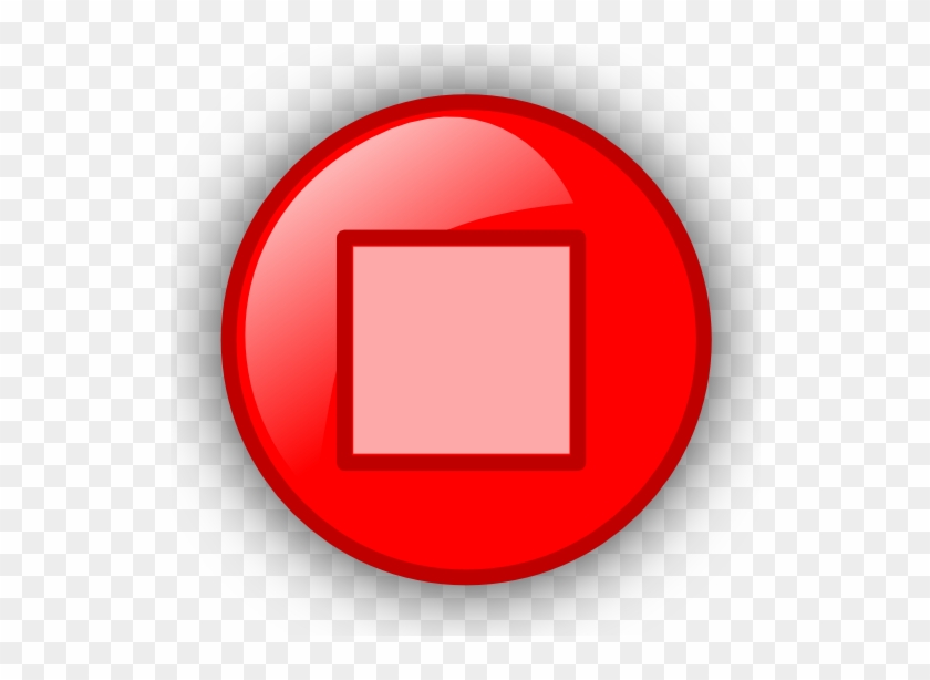 Stop Button Red Svg Clip Arts 600 X 600 Px, HD Png Download - 600x600 ...