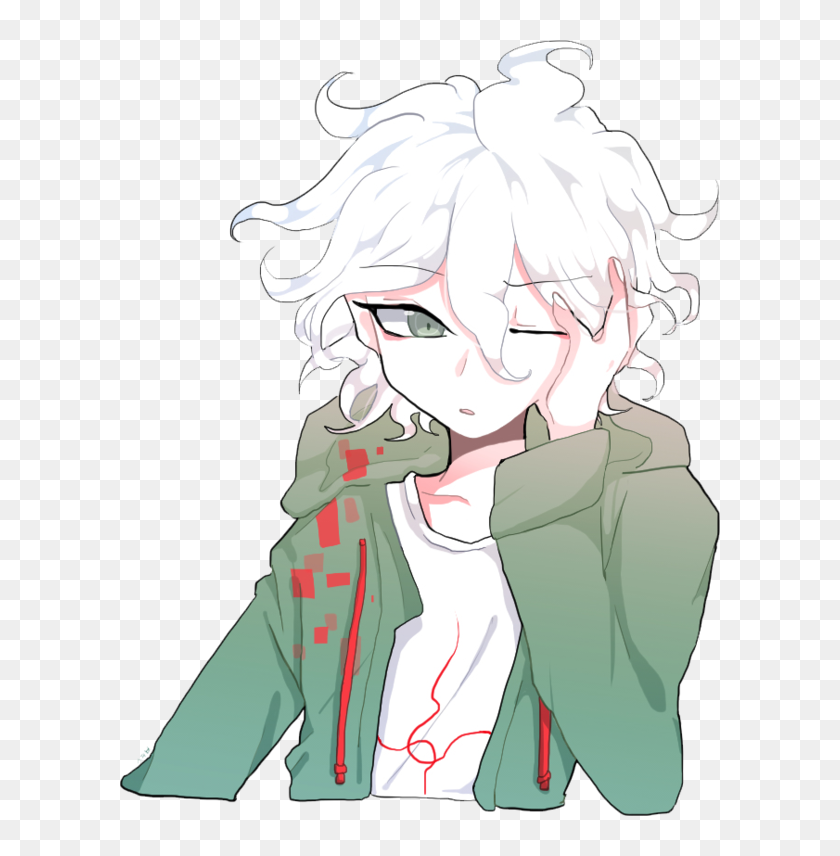 Png - Nagito Komaeda Chibi Png, Transparent Png - 600x776 (#3435040 ...