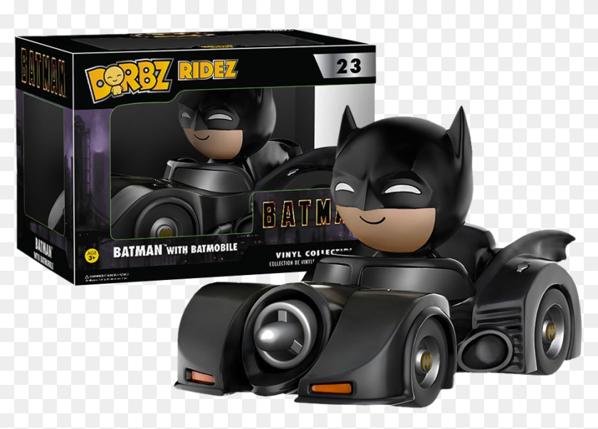 batman with batmobile dorbz