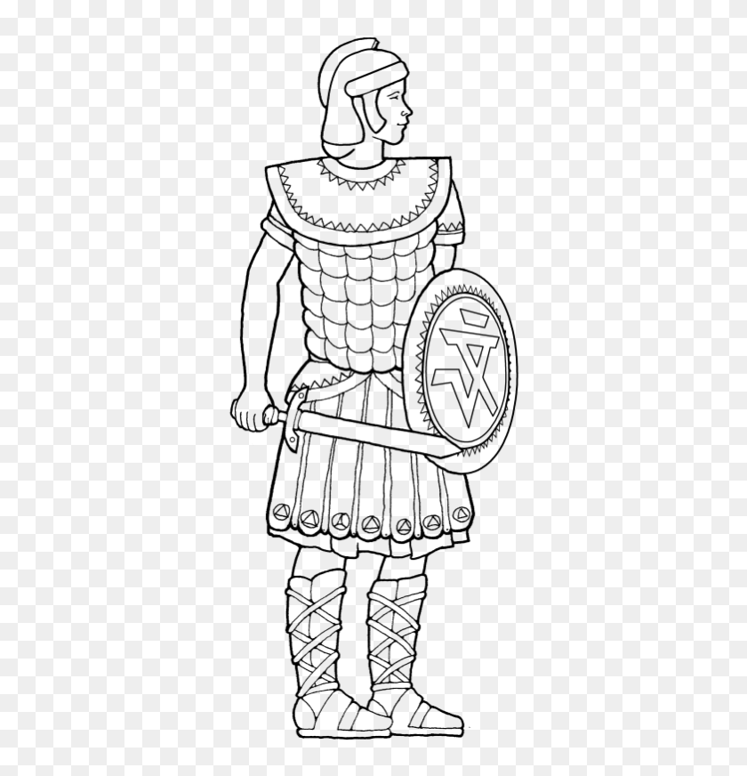 Warrior In Uniform - Armor Of God Lds, HD Png Download - 375x828 ...