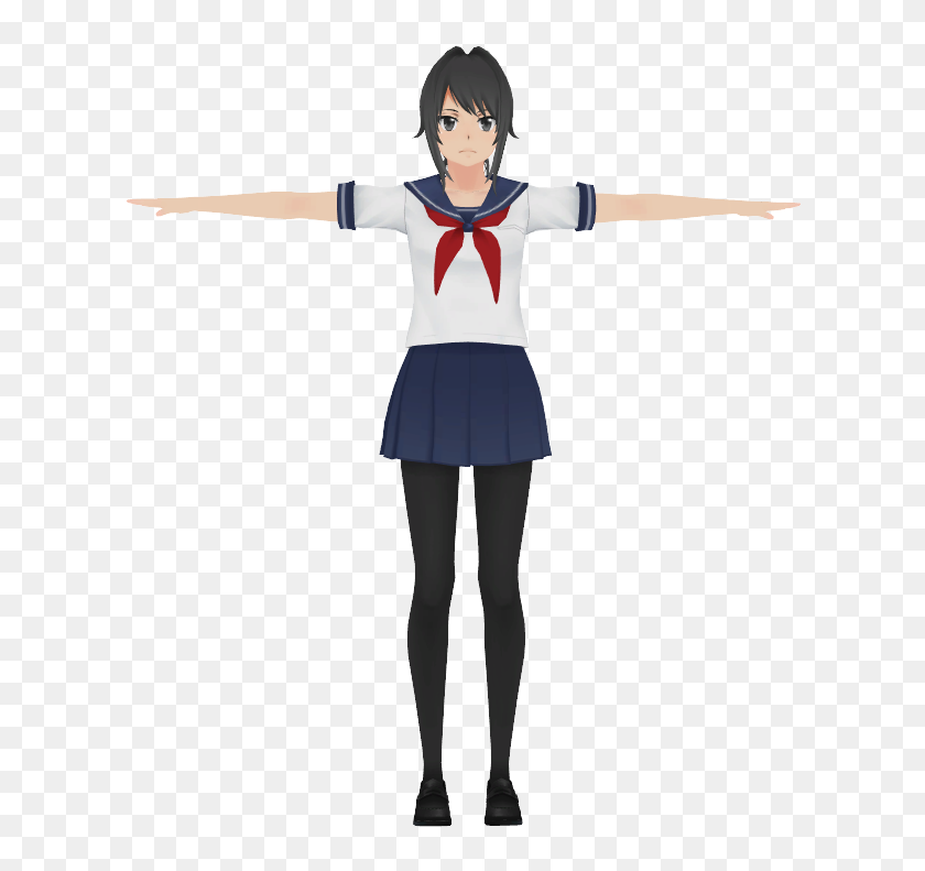 Yandere Simulator Full Body Png Download Yandere Simulator Full Body Transparent Png 614x711 Pinpng