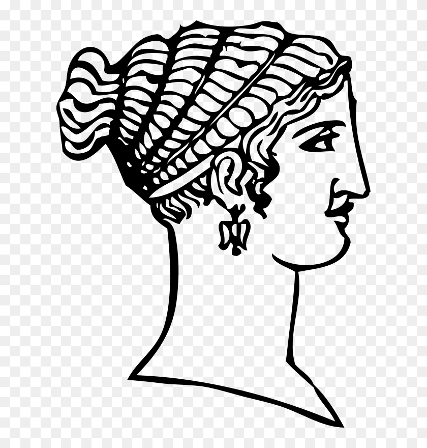 Grecian Hairdressing 13 Clipart Icon Png - Helen Of Troy Drawing ...