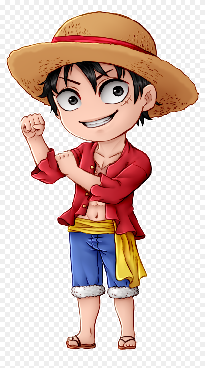 Luffy Chibi Png, Transparent Png - 1000x740(#3534284) - PngFind