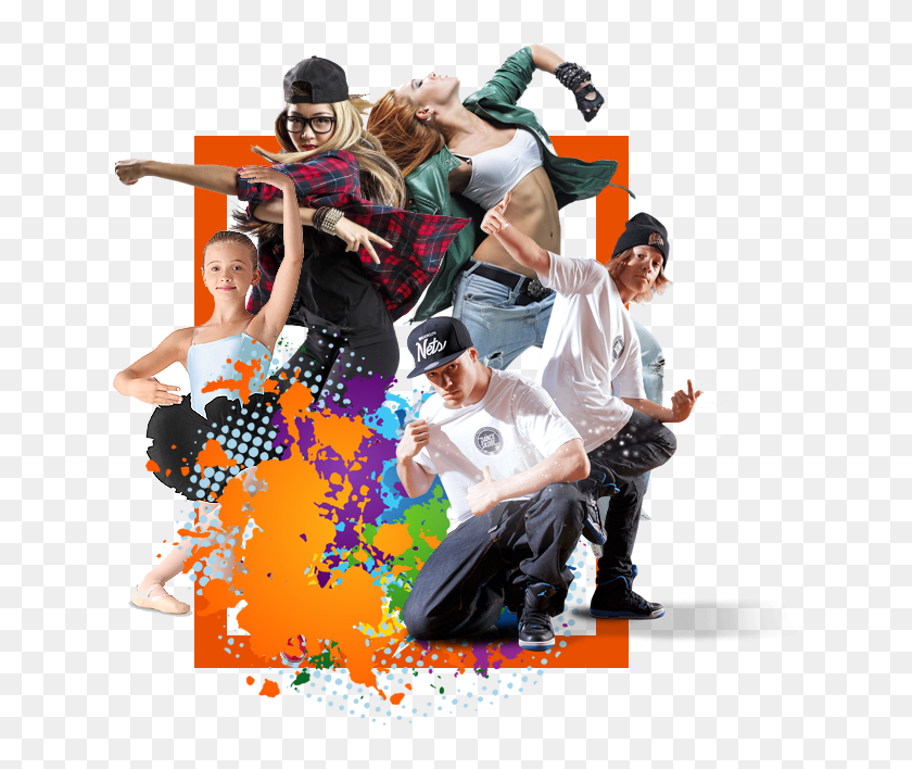 Hip Hop Group Dance Png Png Download Group Dance Logo Png
