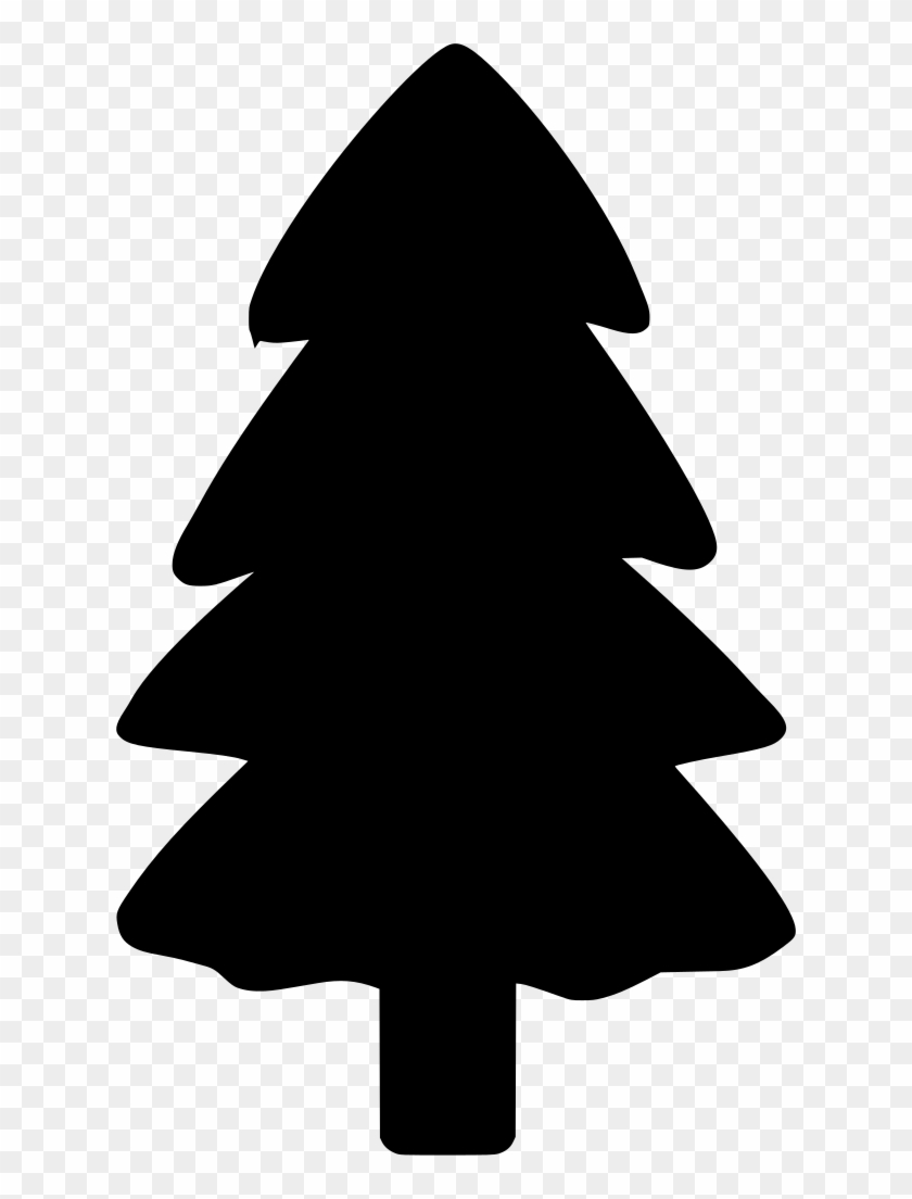 Download Png - Cartoon Undecorated Christmas Tree Png, Transparent Png 