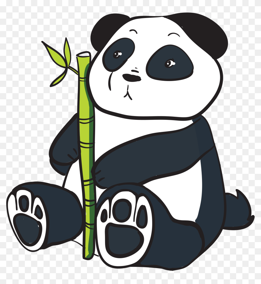 Clipart Of Lesser, Bamboo And Bambu - Cartoon, HD Png Download ...