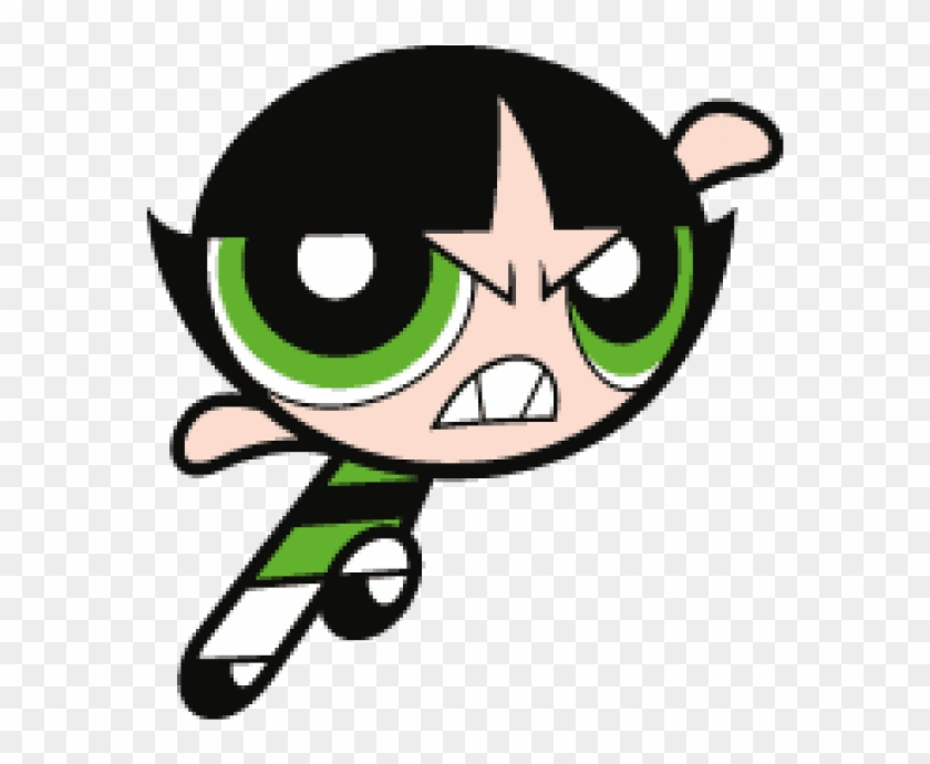 Download Angry Buttercup Powerpuff Girls Aesthetic Illustration Wallpaper