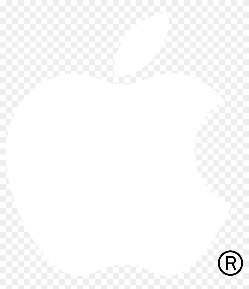 Apple Computer Rainbow Logo Black And White - Kanna Chan Maid Dragon ...