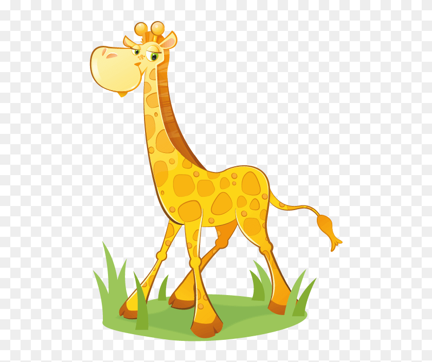 Safari Wall Decals For Kids Room - Giraffe Picture For Kids, HD Png ...