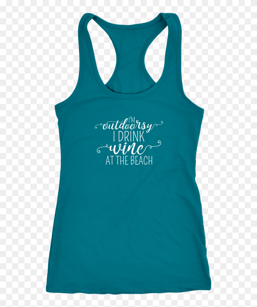 I Drink Wine At The Beach - T-shirt, HD Png Download - 1024x1024 ...