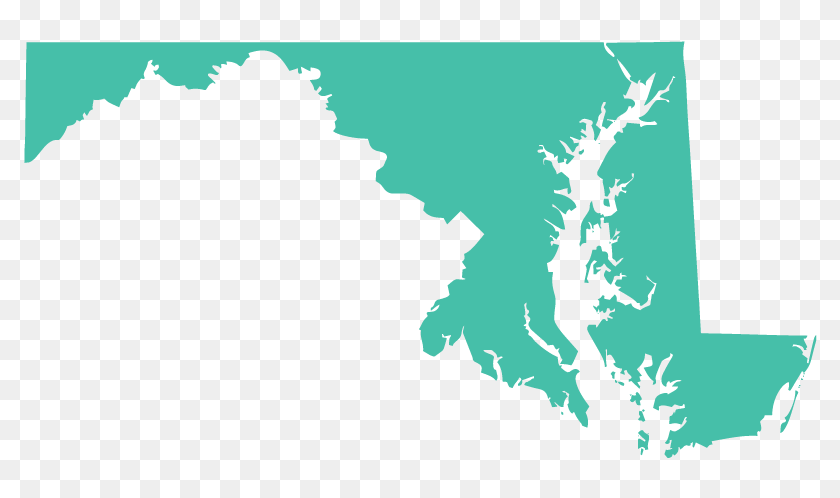 Maryland State Outline Maryland Vector Map Free Hd Png Download 860x645 3799229 Pinpng 