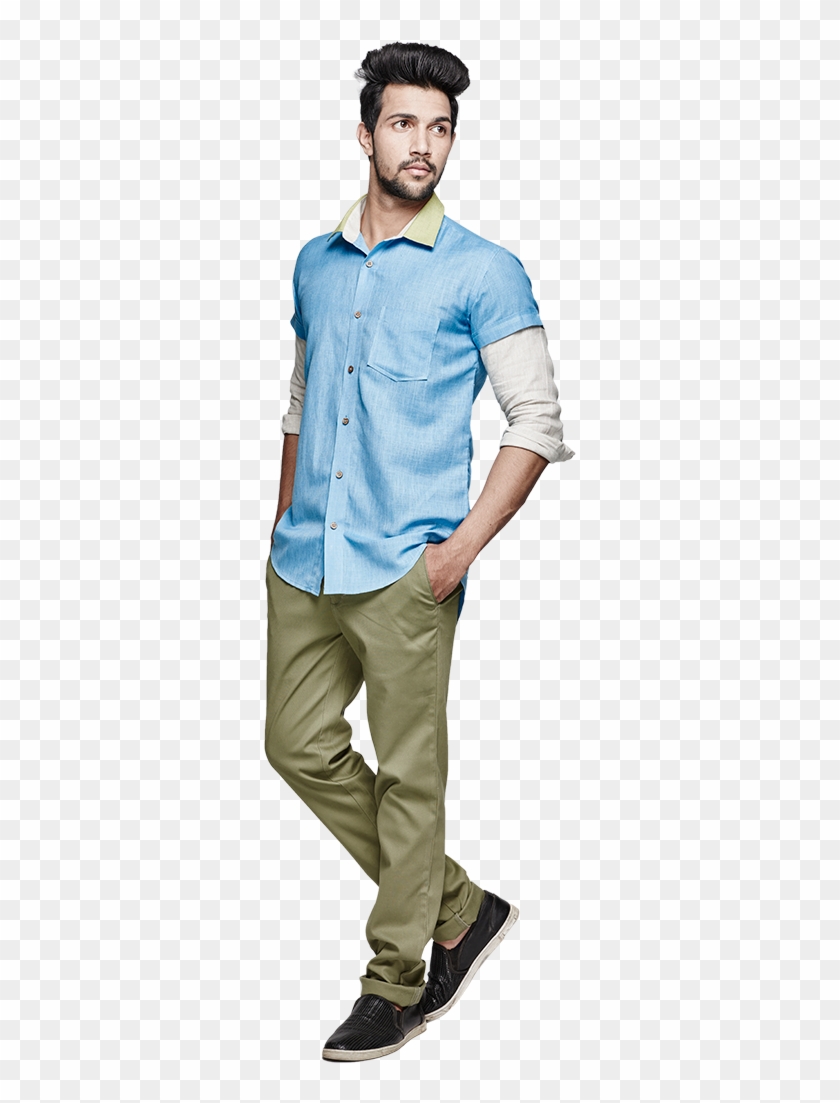 Model Shirt Pant Png, Transparent Png - 640x1060 (#380480) - PinPng