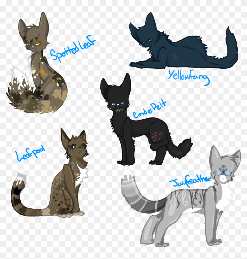 A lot of warrior cats characters :D . #warriorcats