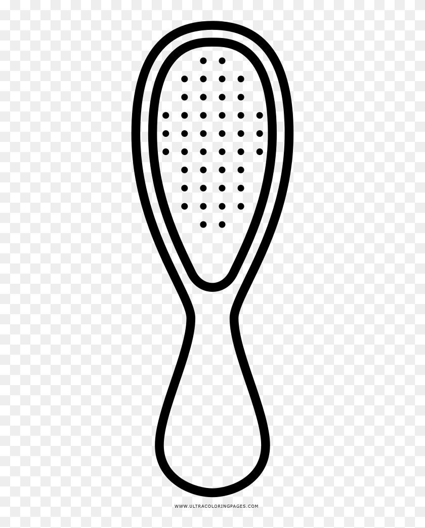 hairbrush coloring pages