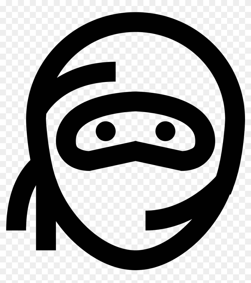 Ninja Head Icon , Png Download - White Ninja Head Png, Transparent Png ...