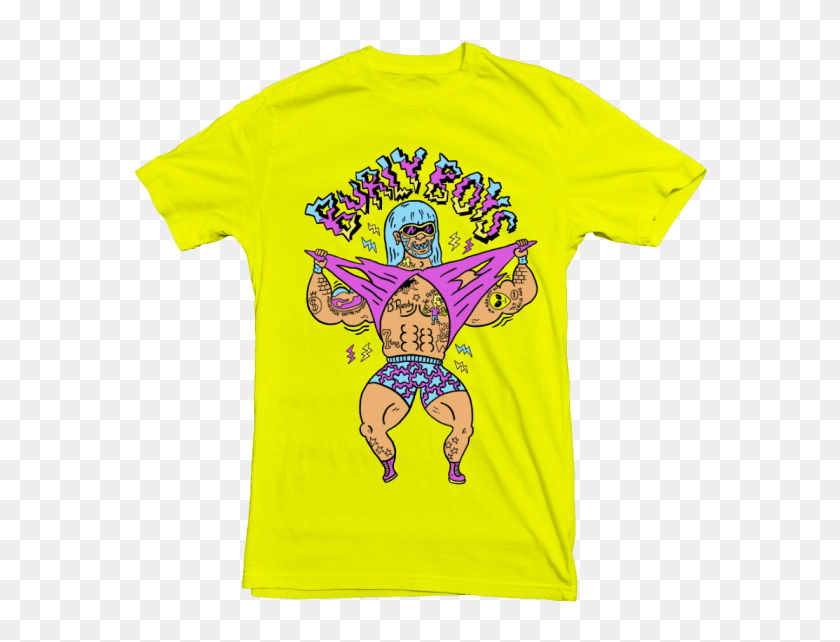 Day Glo Neon Burlyboys Riff Raff Jody Highroller Mtv - Active Shirt, HD ...