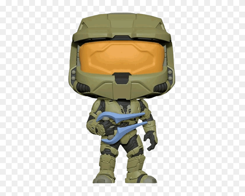 Pop Vinyls - Funko Pop Master Chief With Energy Sword, HD Png Download ...