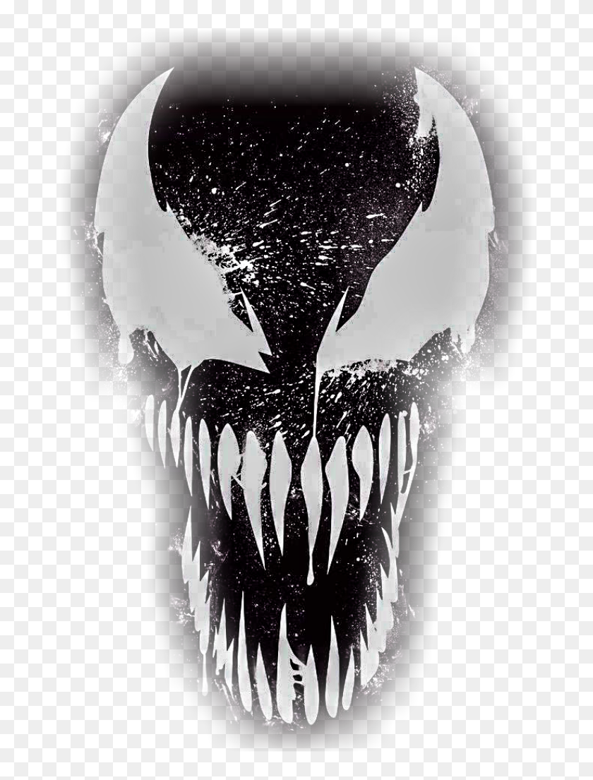 Freetoeditvenom Remixed From Manojeetgamit1 Skull Hd Png