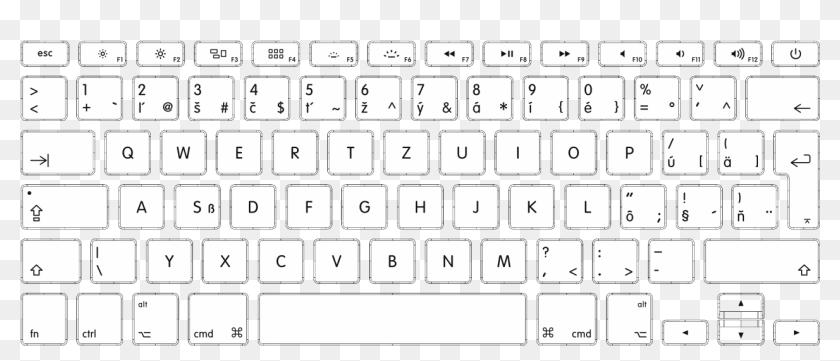 Slovak Keyboard Computer Keyboard, Sheet Music, Mac, - Qwerty ...