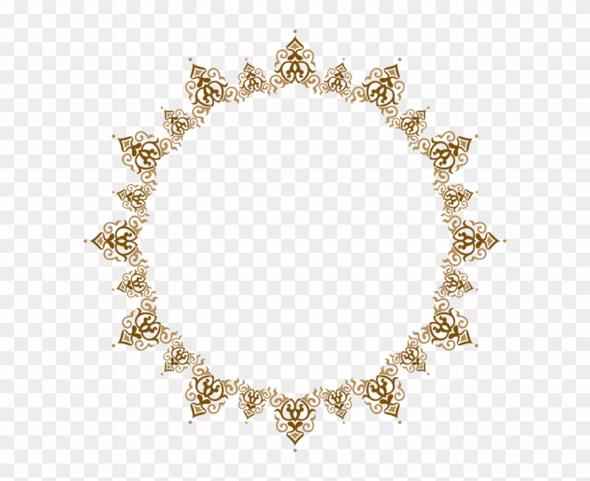 Fancy Golden Circle Png Transparent Png 640x640 Pinpng