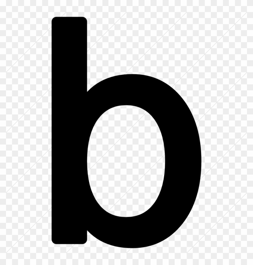 Letter B - Letter B Lower Case, HD Png Download - 1024x1024 (#49957 ...