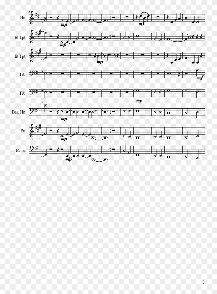 Uc3 Theme Sheet Music 3 Of 5 Pages - Wake Me Up Before You Go Go ...