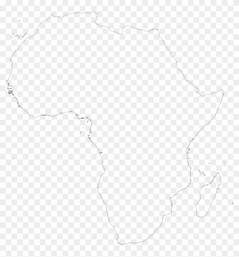 Blank Outline Map Of Africa White Outline Of Africa Hd