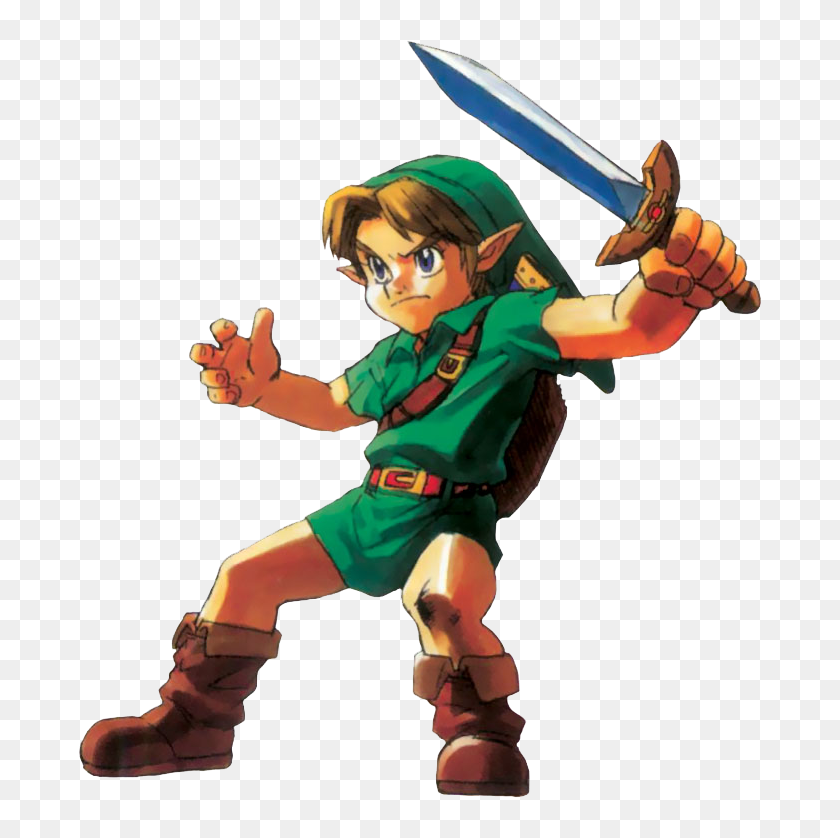 Zelda Link Png Hd - Link Zelda Ocarina Of Time Transparent PNG