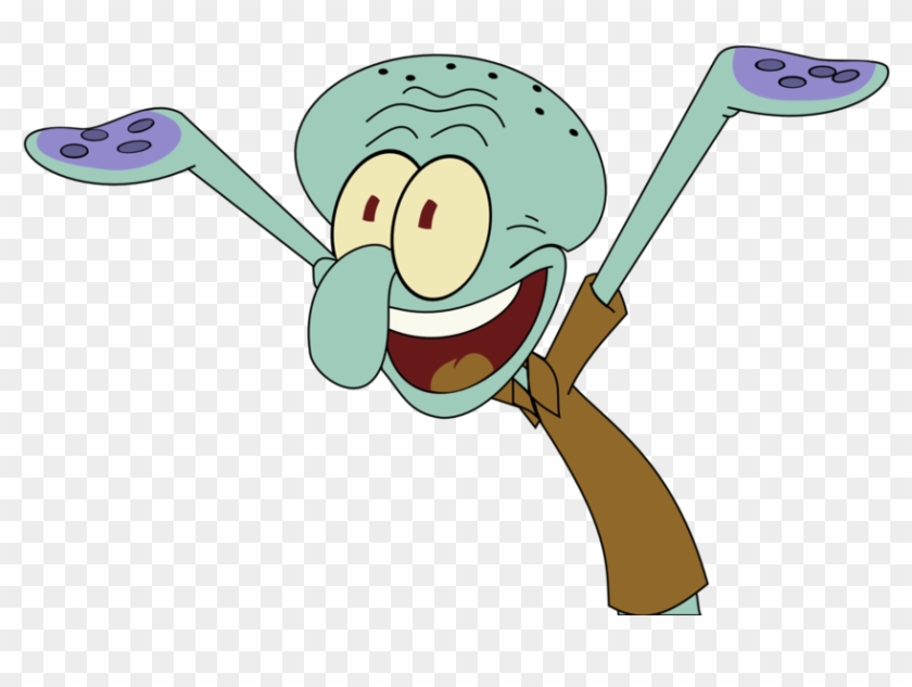 Squid Clipart Happy Squidward Tentacles HD Png Download X PinPng