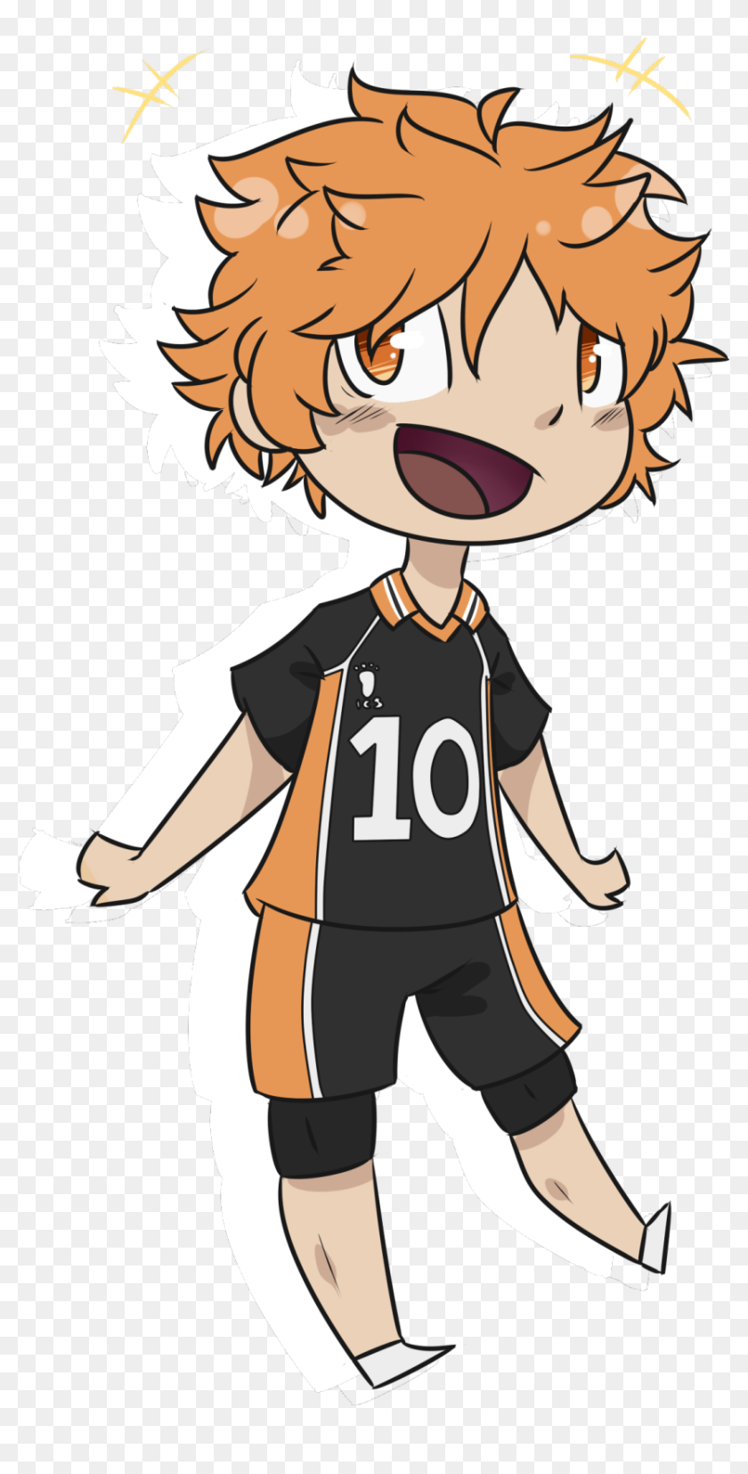 Free: Hinata Hyuga Shoyo Hinata Anime Chibi Haikyu!!, haikyuu transparent  background PNG clipart 