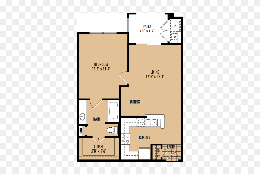 Regency At First Colony Apartments, 225 Fluor Daniel - Floor Plan, HD ...