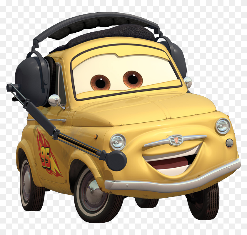 Disney Cars Characters Png For Kids Luigi Cars Transparent Png