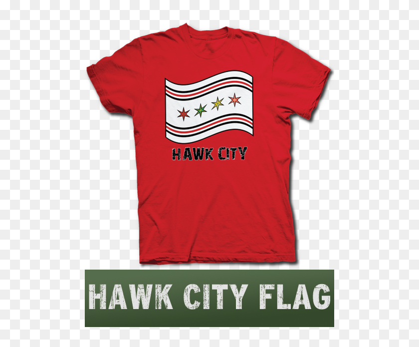 blackhawks shirt with chicago flag