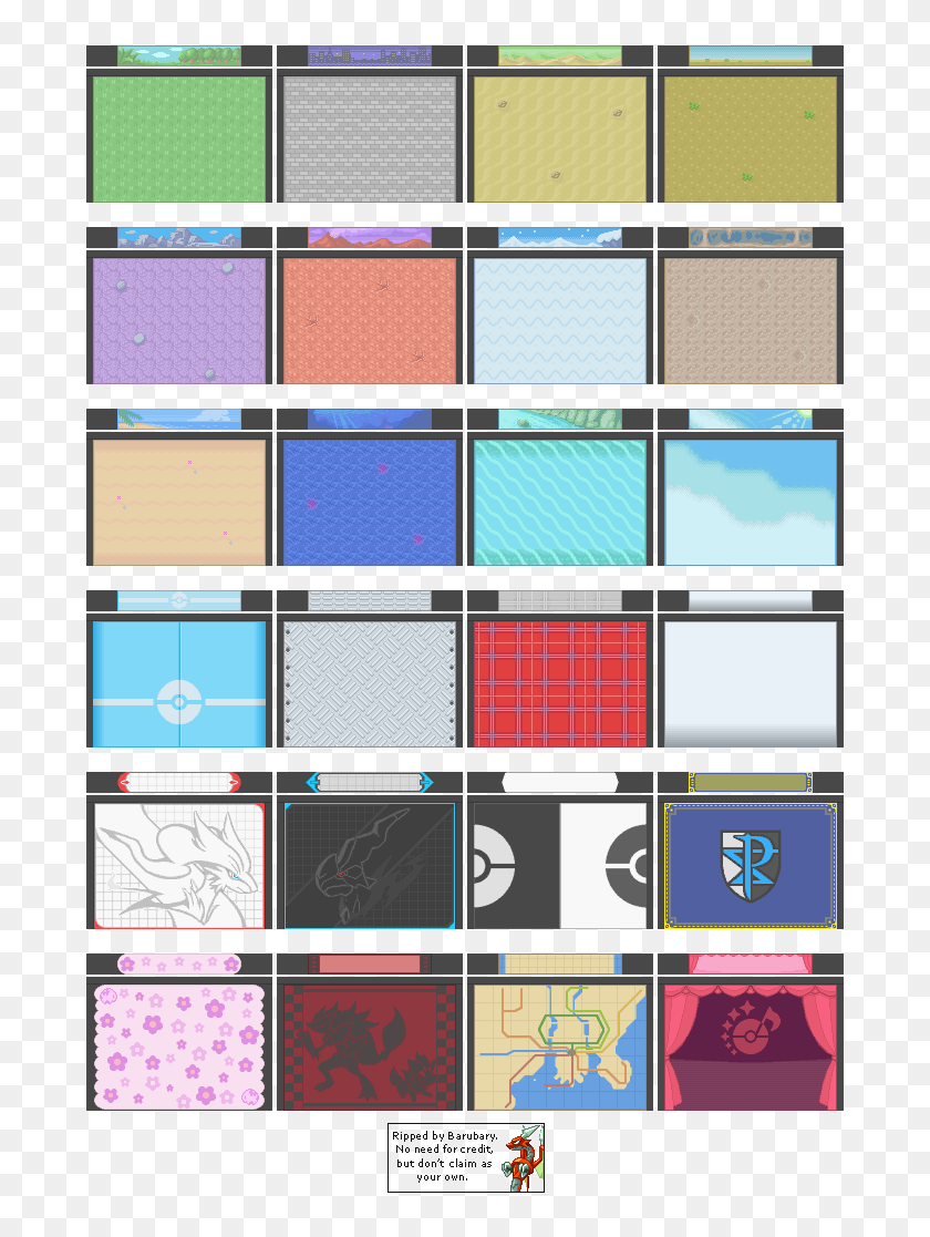 Pokemon Box Background Sprites Png Download Pattern Transparent Png 685x1037 Pinpng