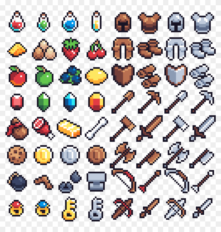 Reply Pixel Art Rpg Items HD Png Download X PinPng