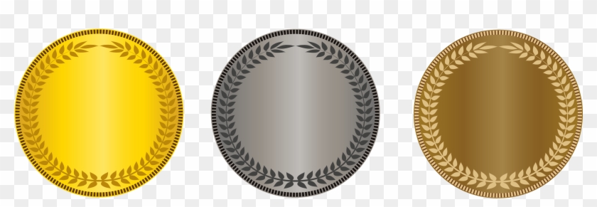 3453 X 1107 26 - Gold Silver Bronze Medal Png, Transparent Png ...