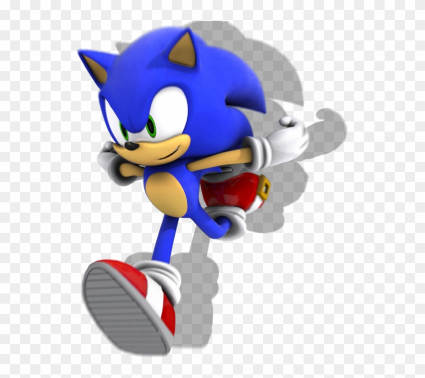 Sonic The Hedgehog Running Animation, HD Png Download - 539x667 ...