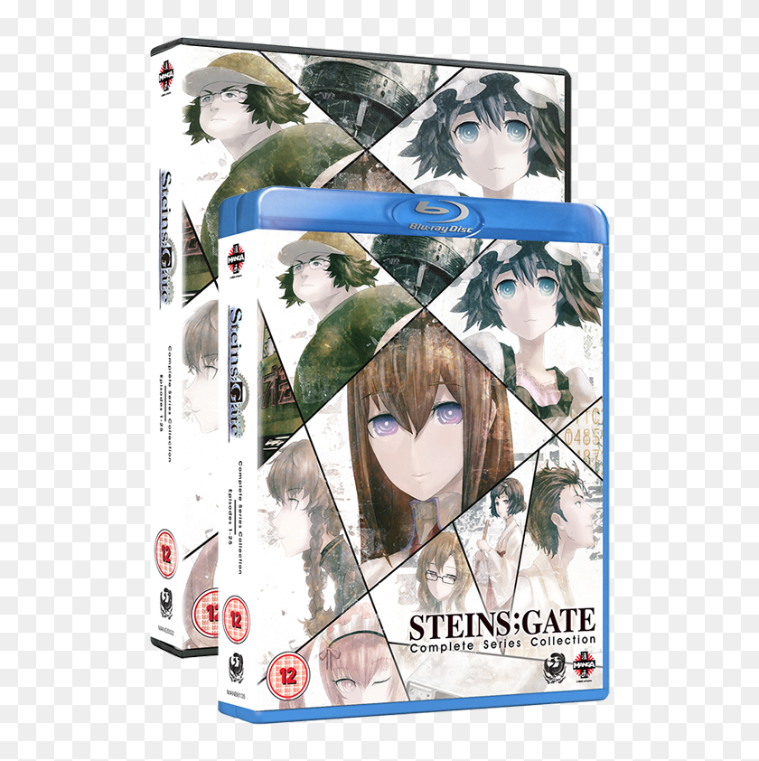 Steins Gate Complete Series Collection Steins Gate Dvd Box Set Hd Png Download 530x795 Pinpng