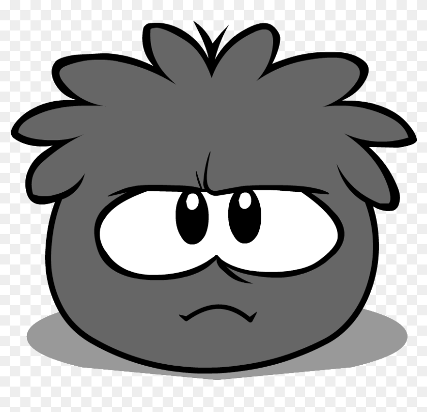 Black Puffle New Look - Club Penguin Puffle Black, HD Png Download ...