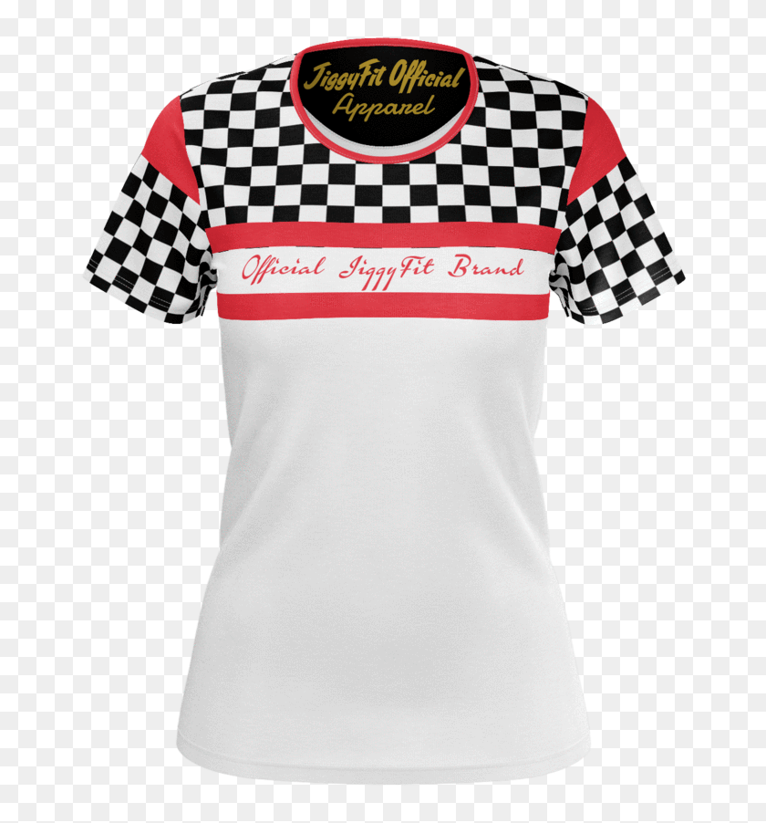 Jiggyfit Red Checkerboard Shirt , Png Download - Albert Park ...