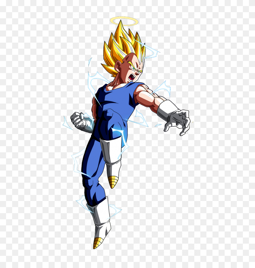 Vegeta Ssj2 - Vegeta Blue Big Bang Attack, Hd Png Download - 459x800 