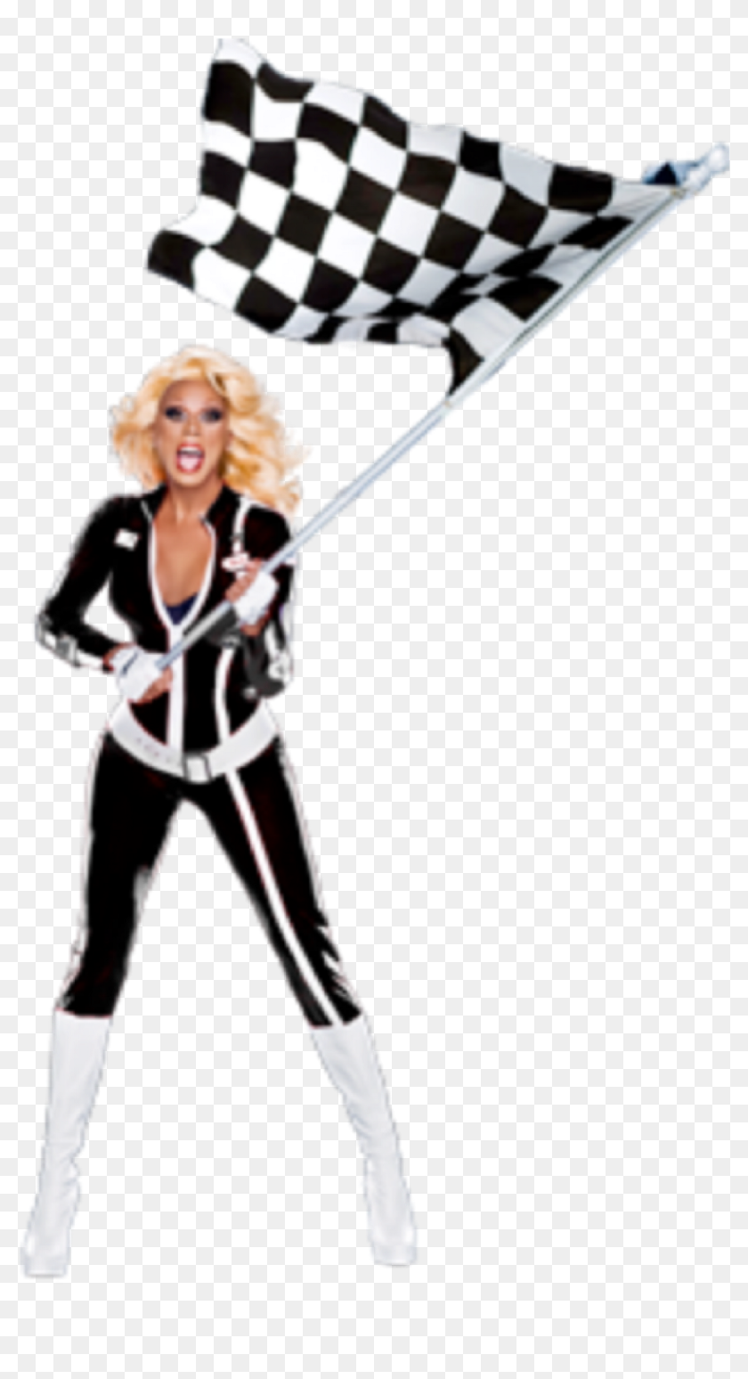 Rupaul Drawing Sticker Rupauls Drag Race Flag Hd Png Download 