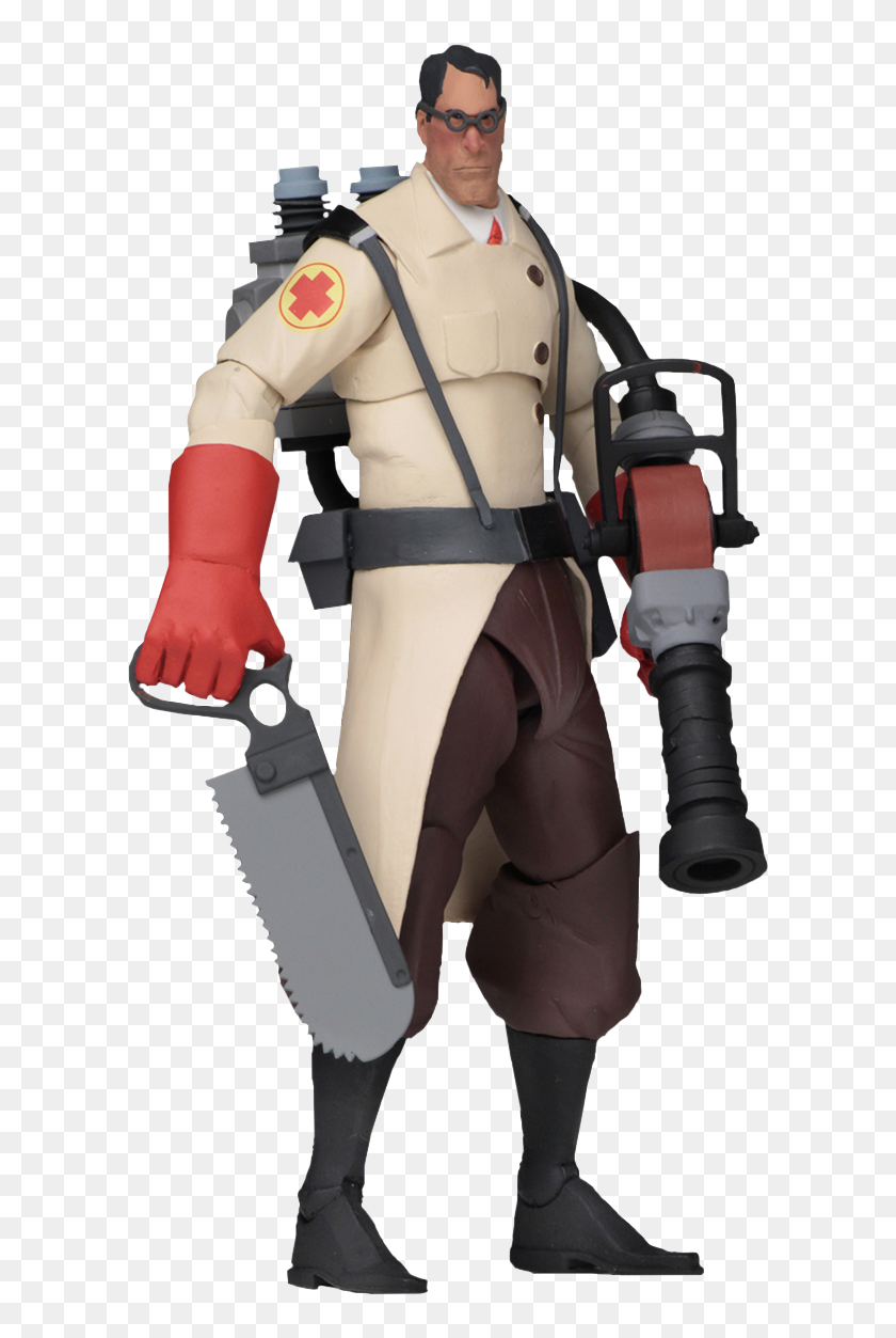 Red Medic Series 4 7” Scale Action Figure - Tf2 Action Figures Series 4 ...