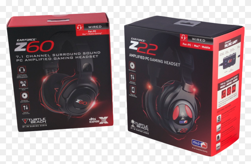 Boxs Side By Side Clipped Rev Turtle Beach Ear Force Z22 HD Png